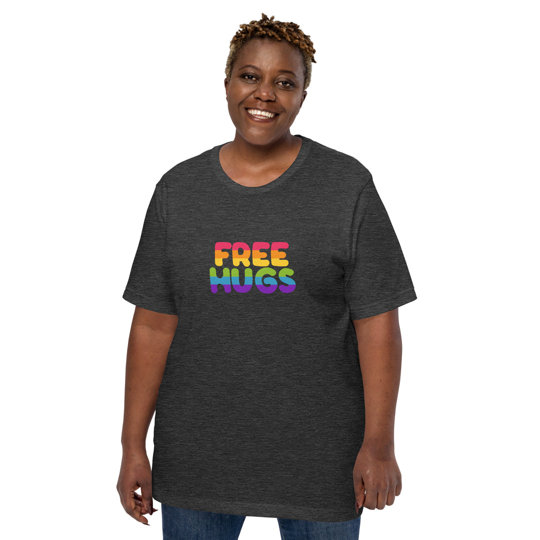 Free Hugs Rainbow T-Shirt T-shirts The Rainbow Stores