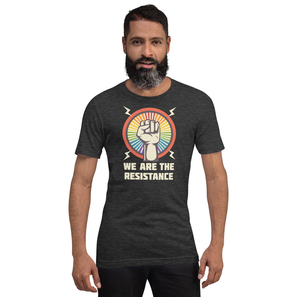 We Are The Resistance Rainbow Starburst T-Shirt T-shirts The Rainbow Stores