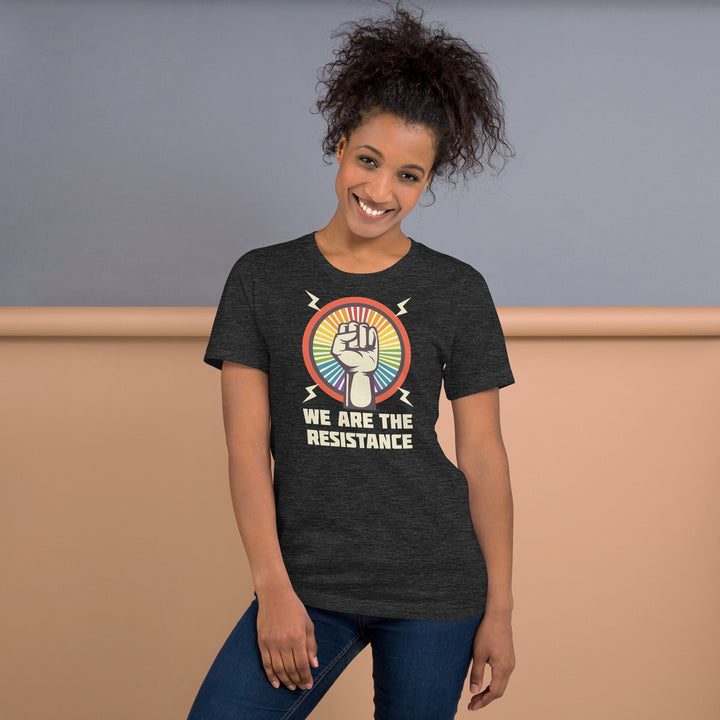 We Are The Resistance Rainbow Starburst T-Shirt T-shirts The Rainbow Stores