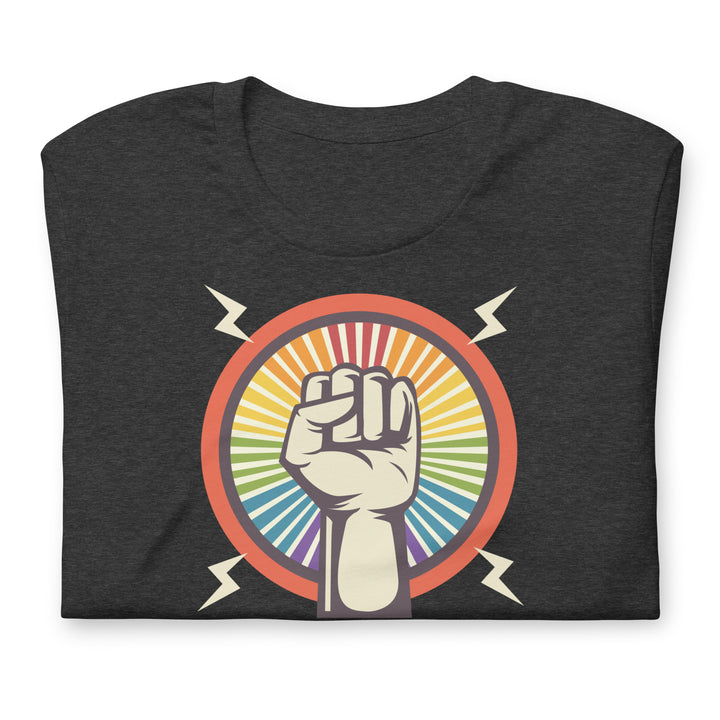 We Are The Resistance Rainbow Starburst T-Shirt T-shirts The Rainbow Stores