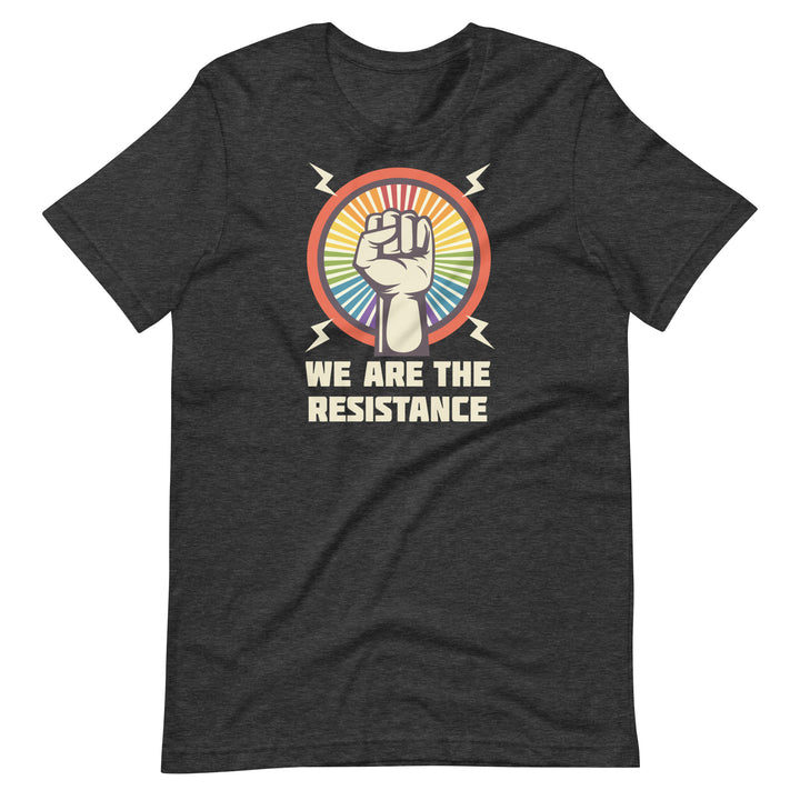 We Are The Resistance Rainbow Starburst T-Shirt T-shirts The Rainbow Stores