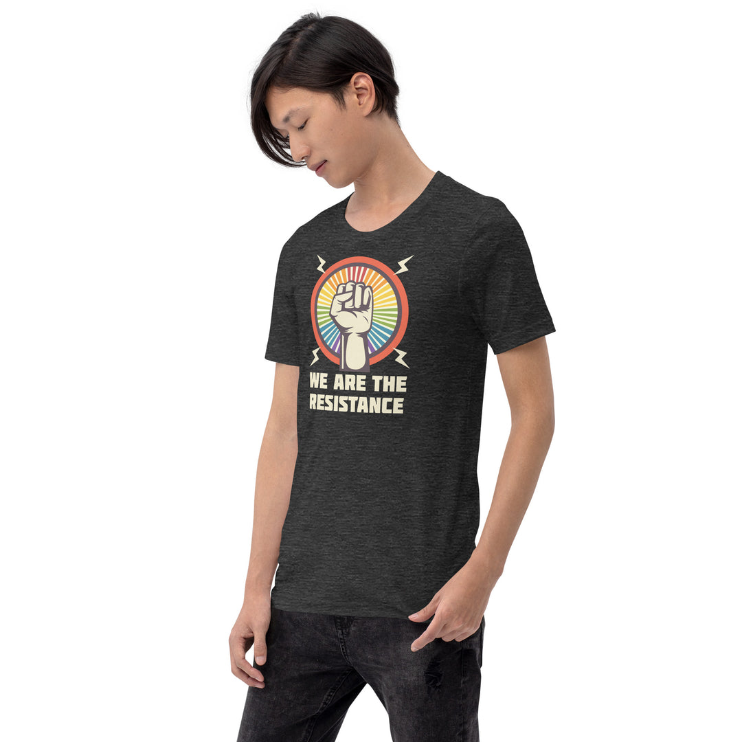 We Are The Resistance Rainbow Starburst T-Shirt T-shirts The Rainbow Stores