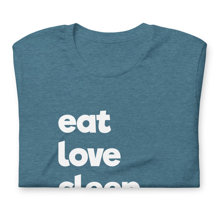 Eat Love Sleep Repeat T-Shirt T-shirts The Rainbow Stores