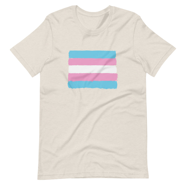 Hand Drawn Trans Pride Flag T-Shirt T-shirts The Rainbow Stores