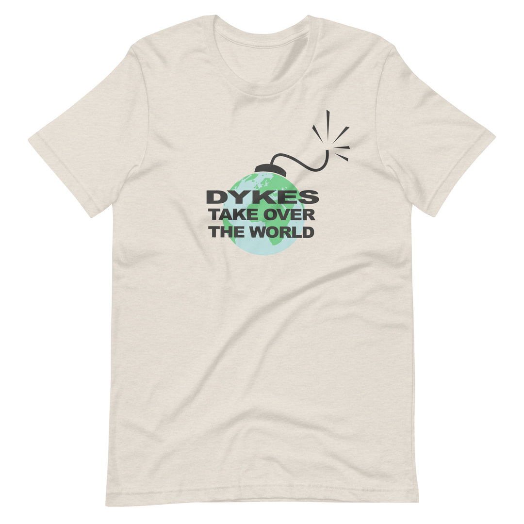 Dykes Take Over The World T-Shirt T-shirts The Rainbow Stores