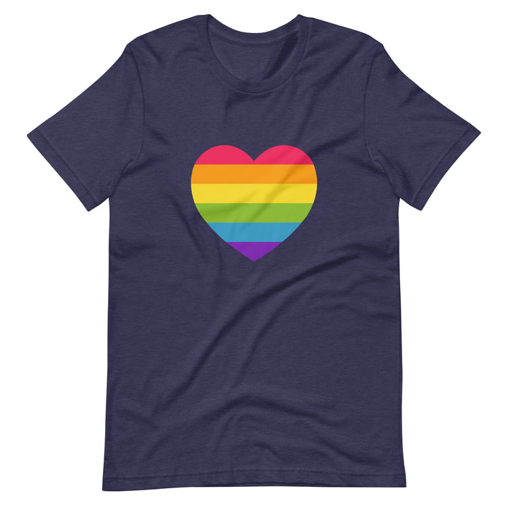 Rainbow Pride Heart T-Shirt T-shirts The Rainbow Stores