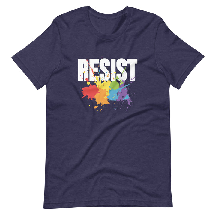 Resist Rainbow Splatter T-Shirt T-shirts The Rainbow Stores