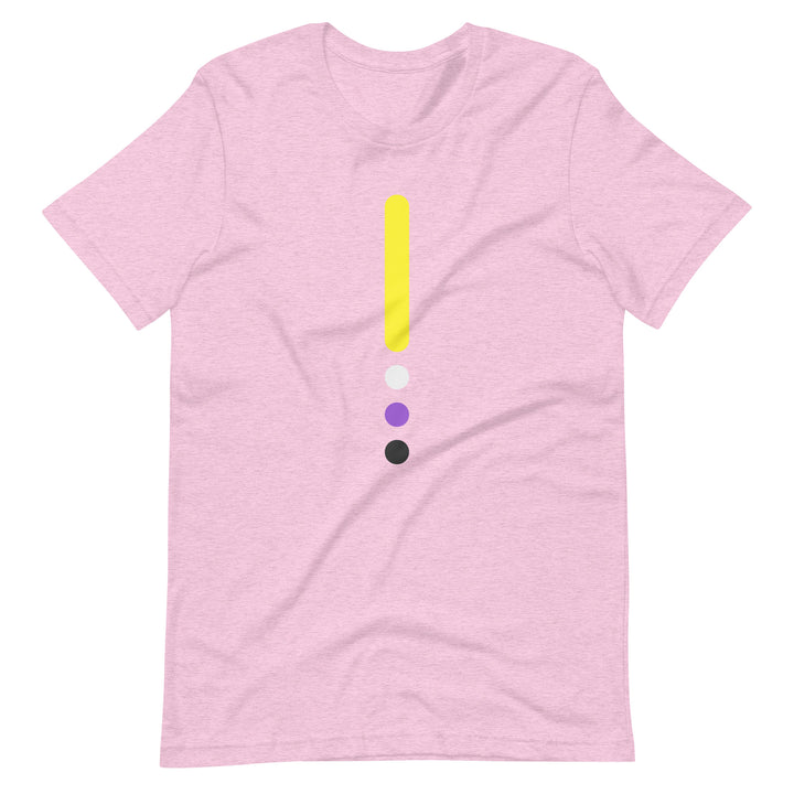 Non-binary Flag Dot Column T-Shirt T-shirts The Rainbow Stores