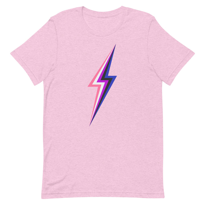 Gender-Fluid Lightning T-Shirt T-shirts The Rainbow Stores