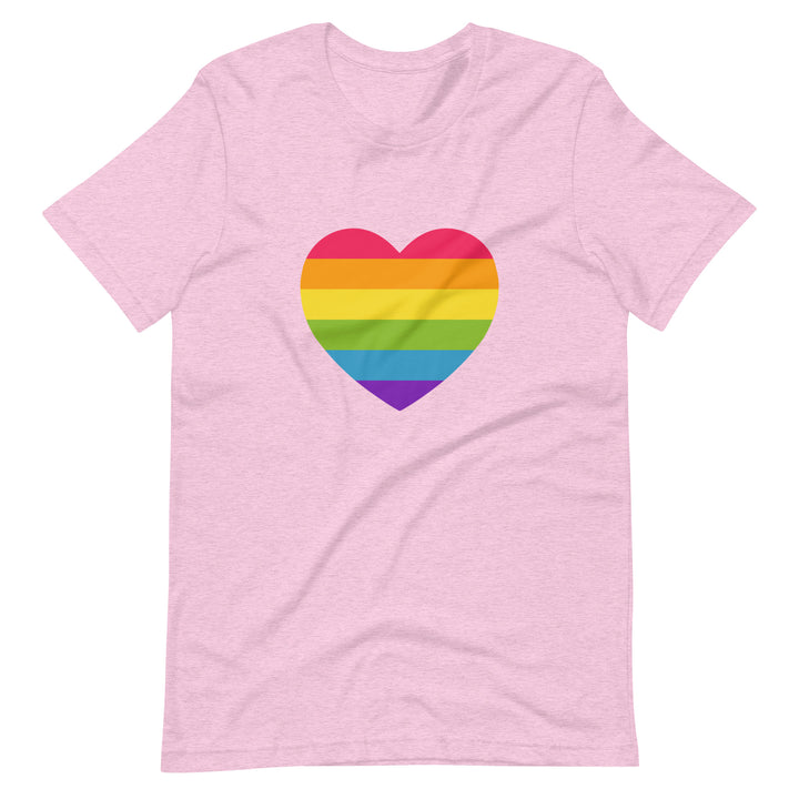 Rainbow Pride Heart T-Shirt T-shirts The Rainbow Stores