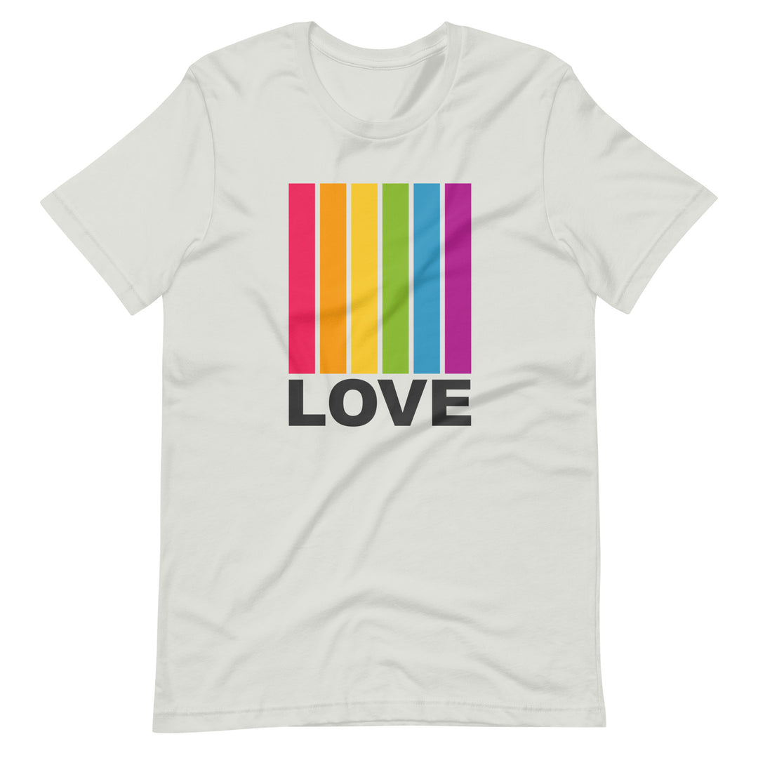 Bright Love Lines T-Shirt T-shirts The Rainbow Stores