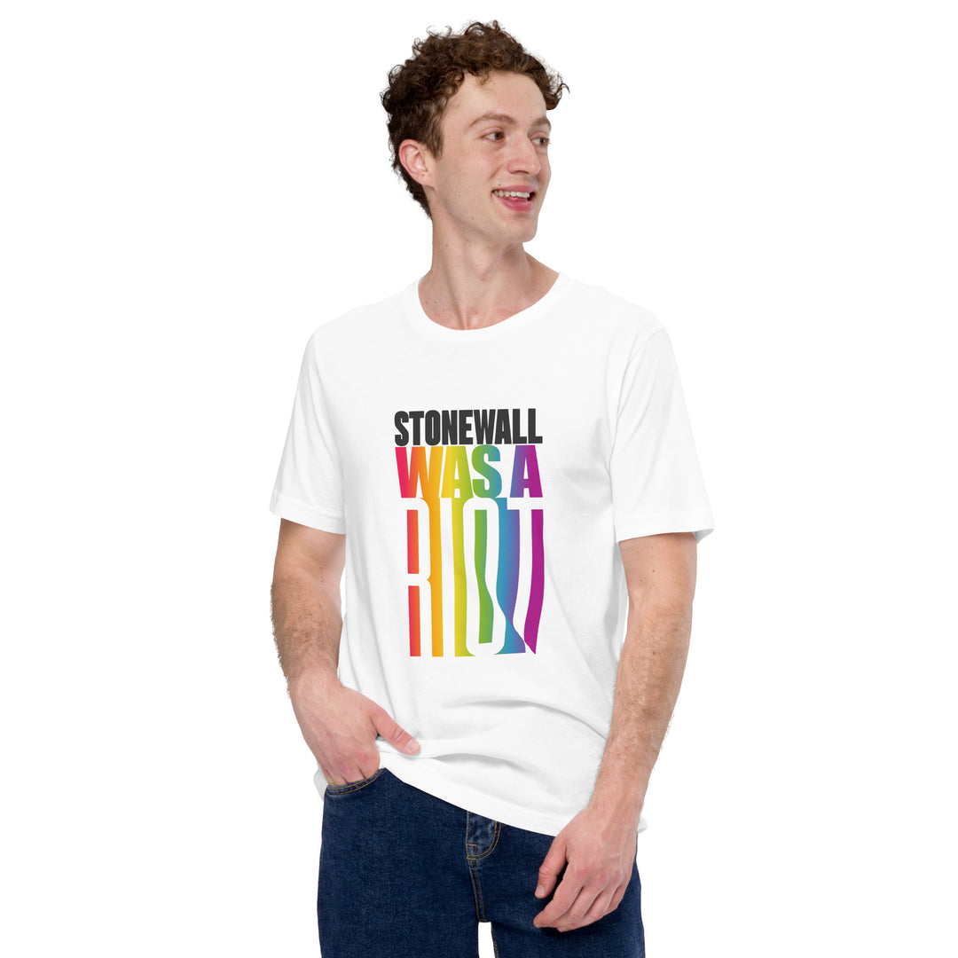 Stonewall Was A Riot T-Shirt T-shirts The Rainbow Stores