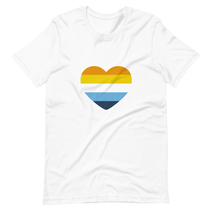 AroAce Heart T-Shirt T-shirts The Rainbow Stores