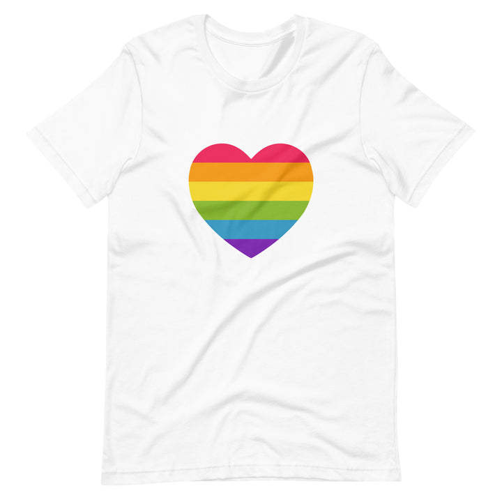 Rainbow Pride Heart T-Shirt T-shirts The Rainbow Stores