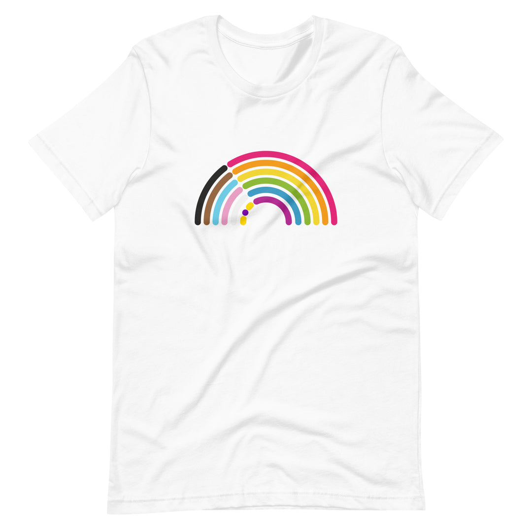 Progressive Pride Rainbow T-Shirt T-shirts The Rainbow Stores