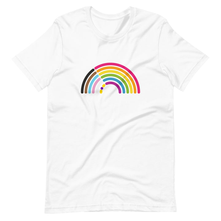 Progressive Pride Rainbow T-Shirt T-shirts The Rainbow Stores