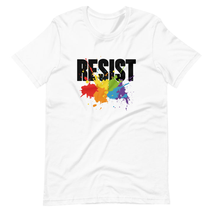 Resist Rainbow Splatter T-Shirt T-shirts The Rainbow Stores