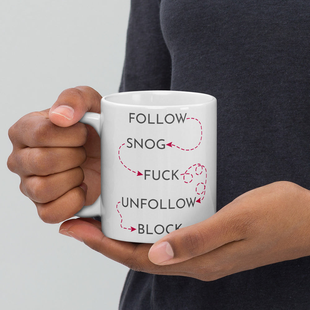 Follow Snog Mug Mugs The Rainbow Stores