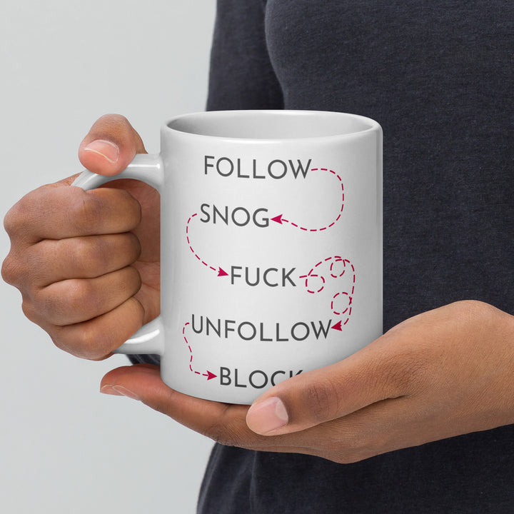 Follow Snog Mug Mugs The Rainbow Stores