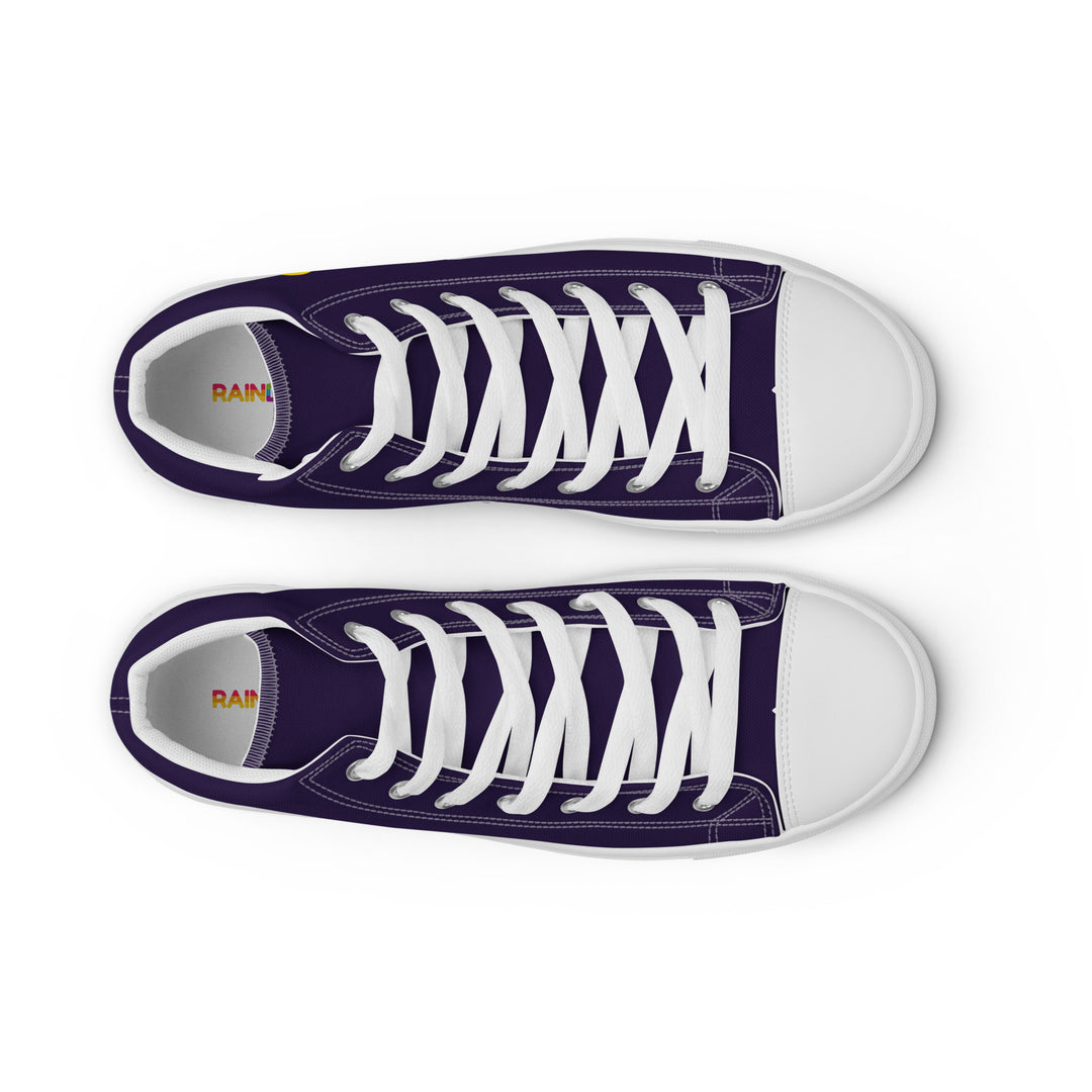 Intersex Pride Heart High Top Trainers (female sizes) High Tops The Rainbow Stores