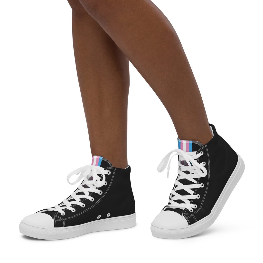 Trans Pride High Top Trainers (female sizes) High Tops The Rainbow Stores