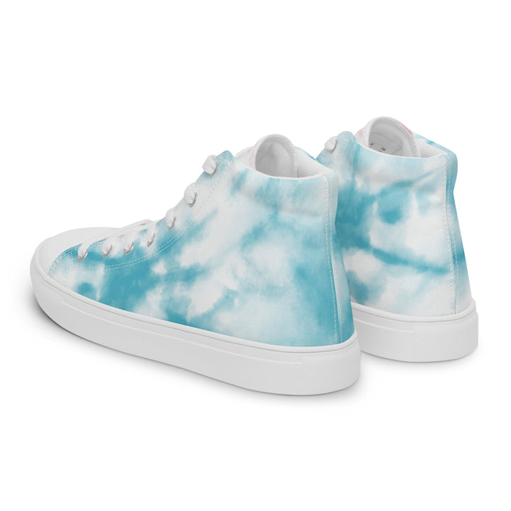 Tie Dyed Trans Pride High Top Trainers (female sizes) High Tops The Rainbow Stores