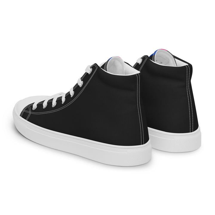 Bi Pride Black High Top Trainers (female sizes) High Tops The Rainbow Stores