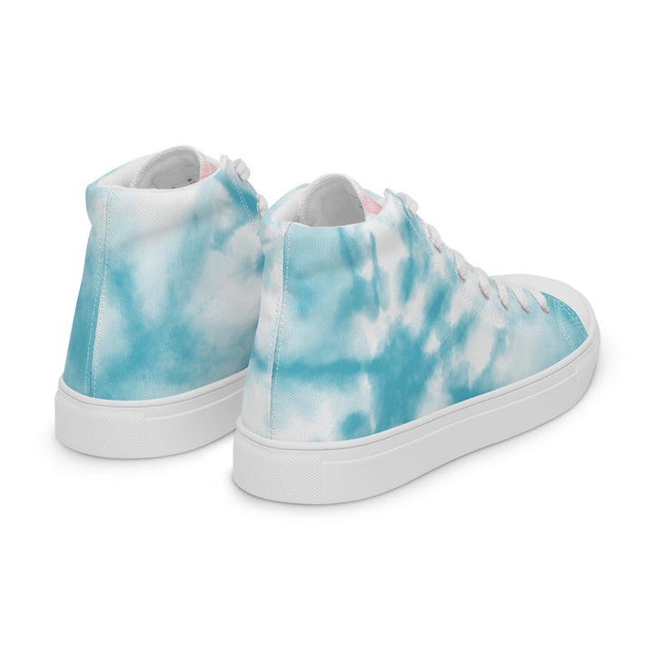 Tie Dyed Trans Pride High Top Trainers (female sizes) High Tops The Rainbow Stores