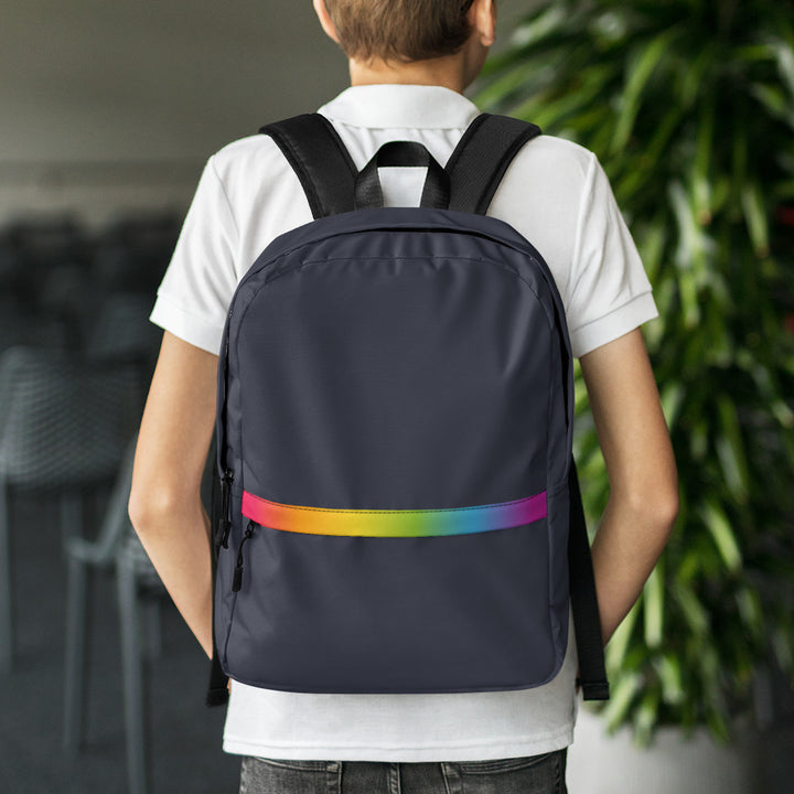 Rainbow Gradient Stripe Backpack Bags The Rainbow Stores