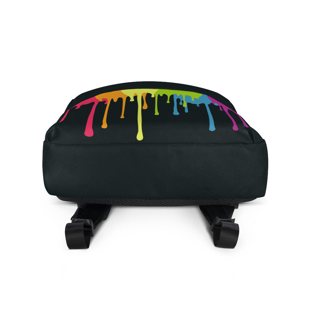 Rainbow Paint Drips Backpack Bags The Rainbow Stores