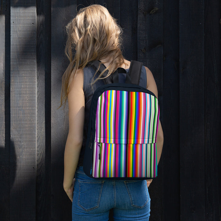 LGBTQ+ Pride Flags Barcode Backpack Bags The Rainbow Stores