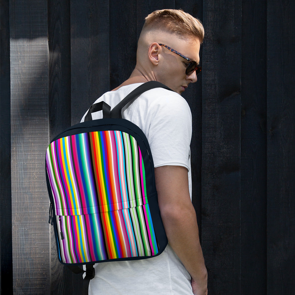 LGBTQ+ Pride Flags Barcode Backpack Bags The Rainbow Stores