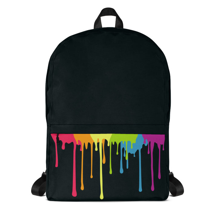 Rainbow Paint Drips Backpack Bags The Rainbow Stores