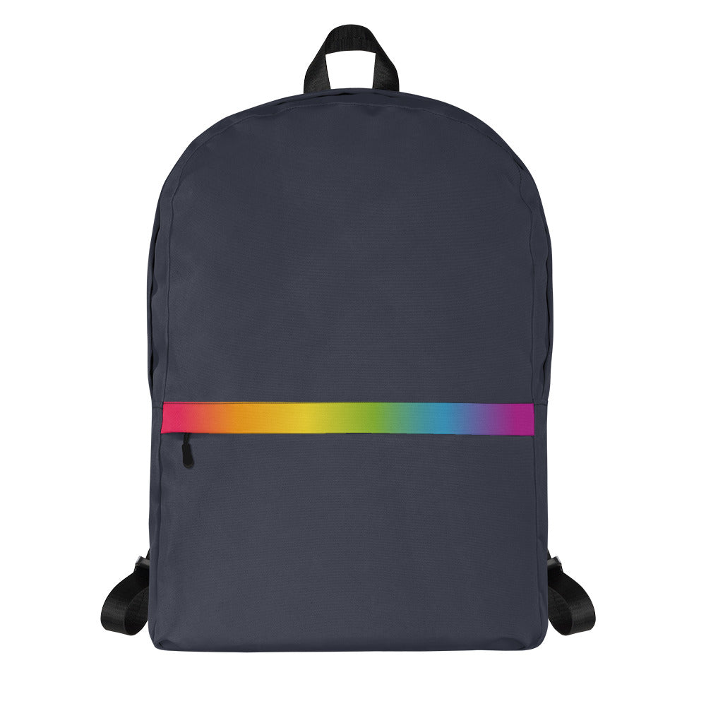 Rainbow Gradient Stripe Backpack Bags The Rainbow Stores