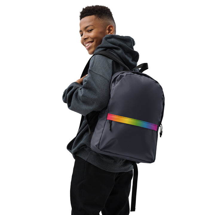 Rainbow Gradient Stripe Backpack Bags The Rainbow Stores