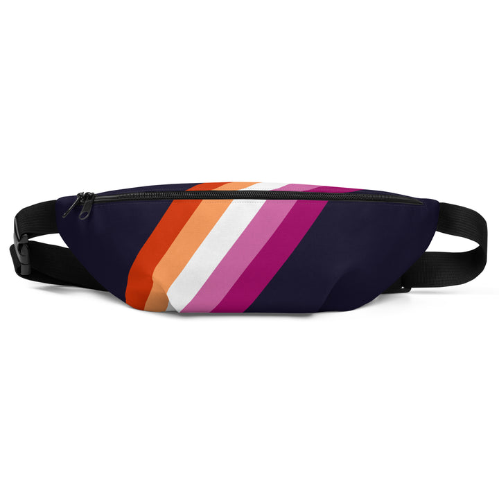 Lesbian Pride Flag Diagonal Fanny Pack/Bum Bag Bags The Rainbow Stores