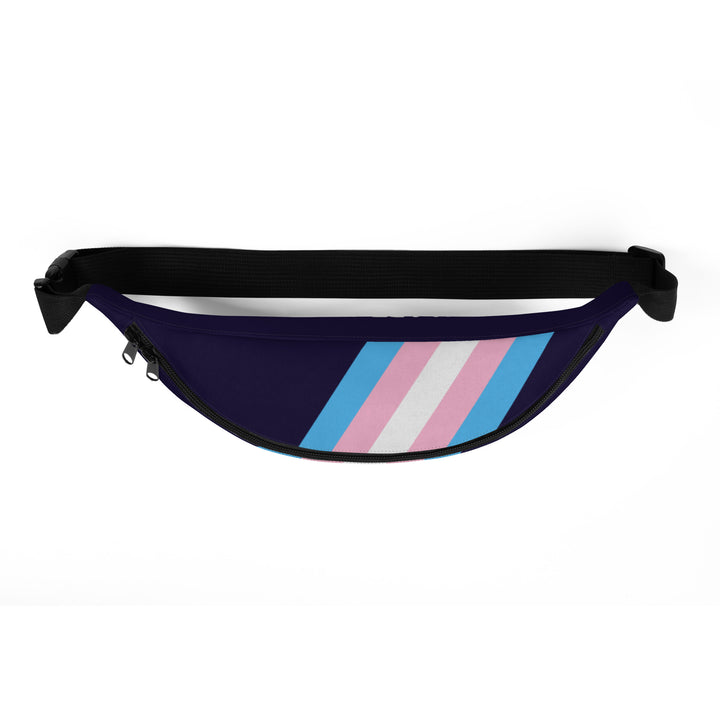 Trans Pride Flag Diagonal Fanny Pack/Bum Bag Bags The Rainbow Stores