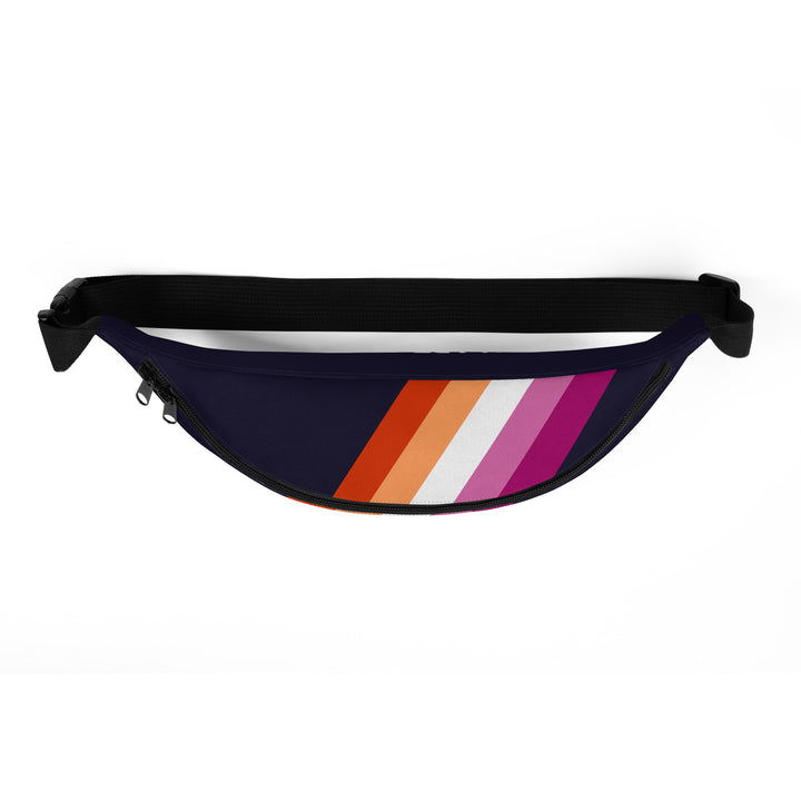 Lesbian Pride Flag Diagonal Fanny Pack/Bum Bag Bags The Rainbow Stores