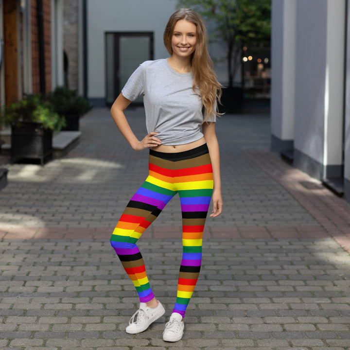 POC Rainbow Pride Flag Repeat Leggings Leggings The Rainbow Stores