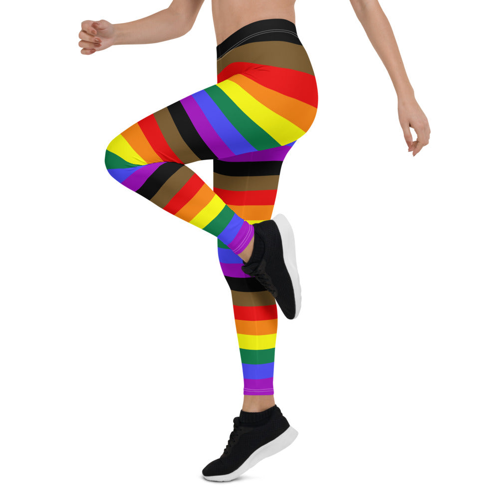 POC Rainbow Pride Flag Repeat Leggings Leggings The Rainbow Stores