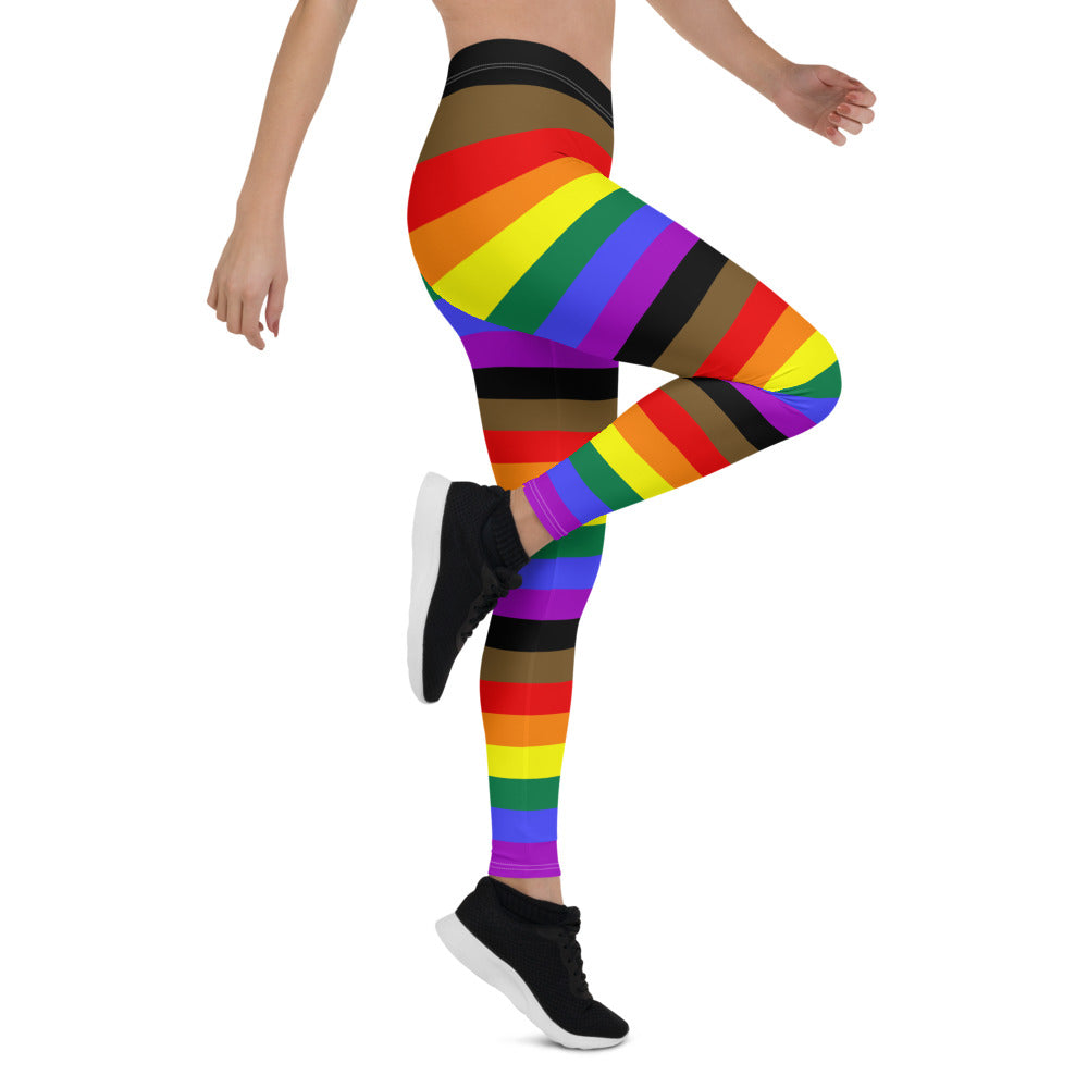 POC Rainbow Pride Flag Repeat Leggings Leggings The Rainbow Stores