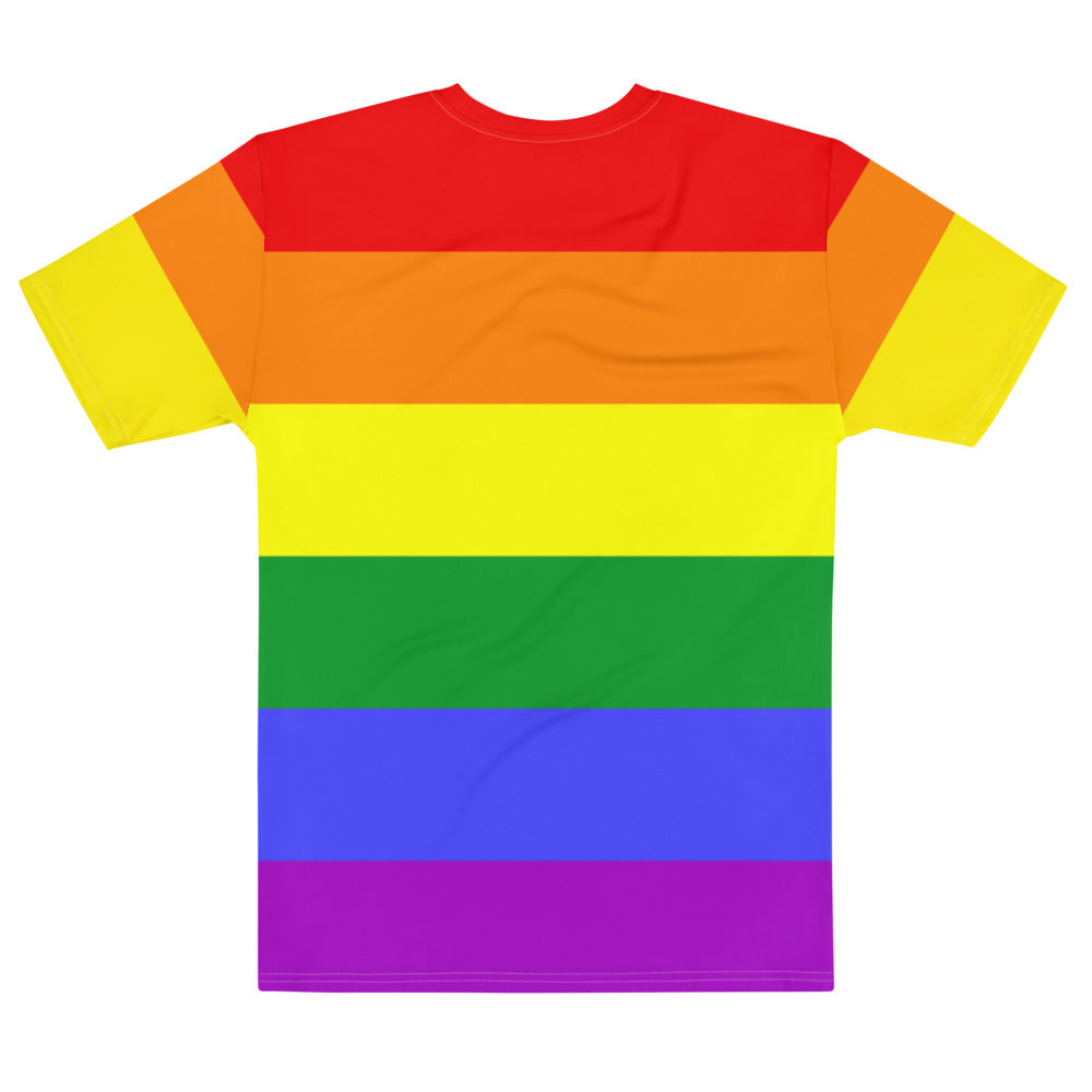 Classic Rainbow Pride Flag T-shirt AOP T-shirts The Rainbow Stores