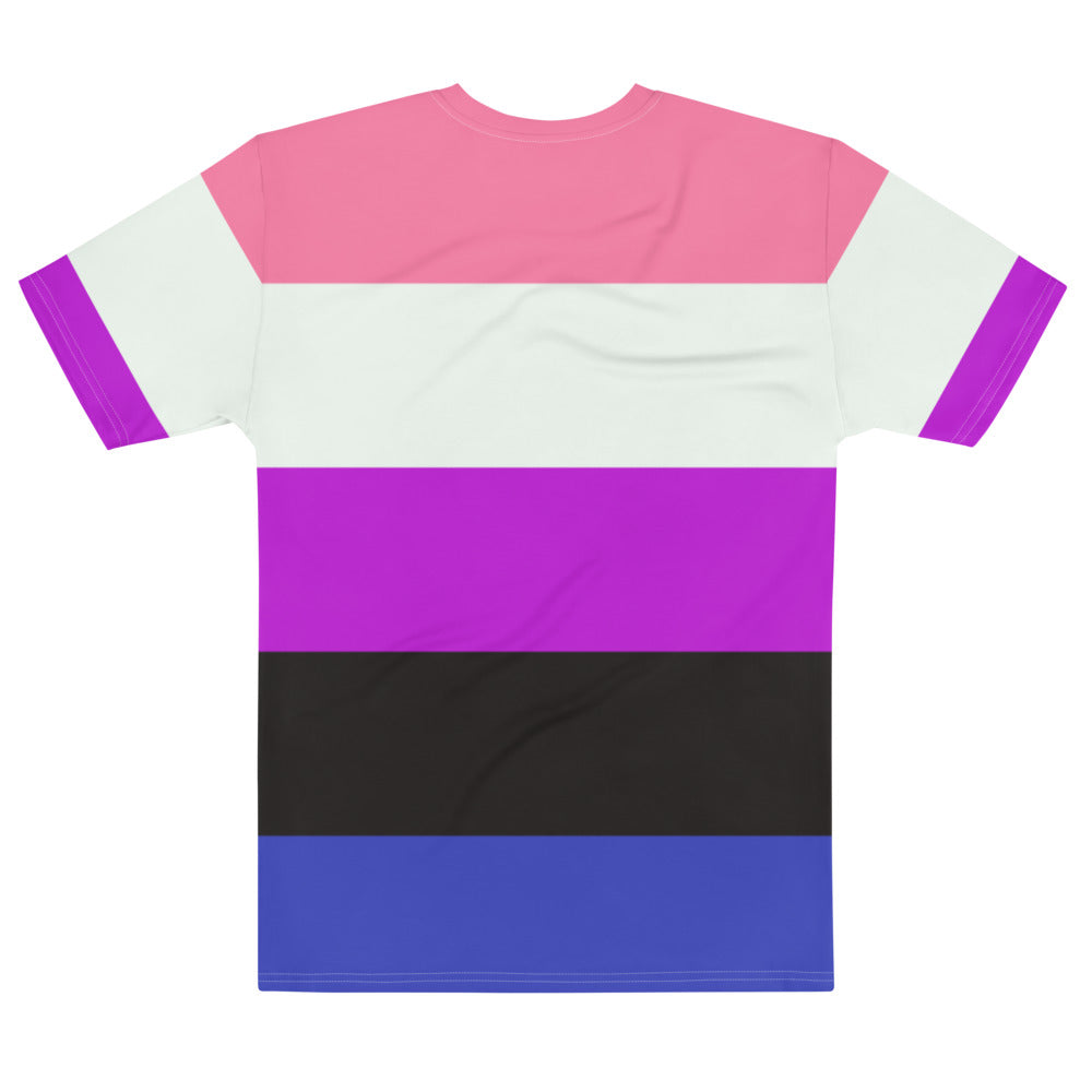 Gender Fluid Pride Flag T-shirt AOP T-shirts The Rainbow Stores