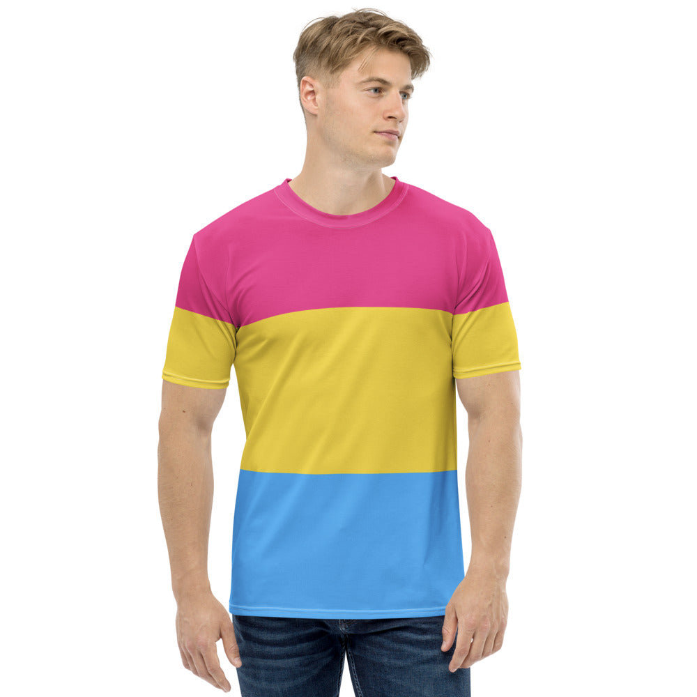 Pansexual Pride Flag T-shirt AOP T-shirts The Rainbow Stores