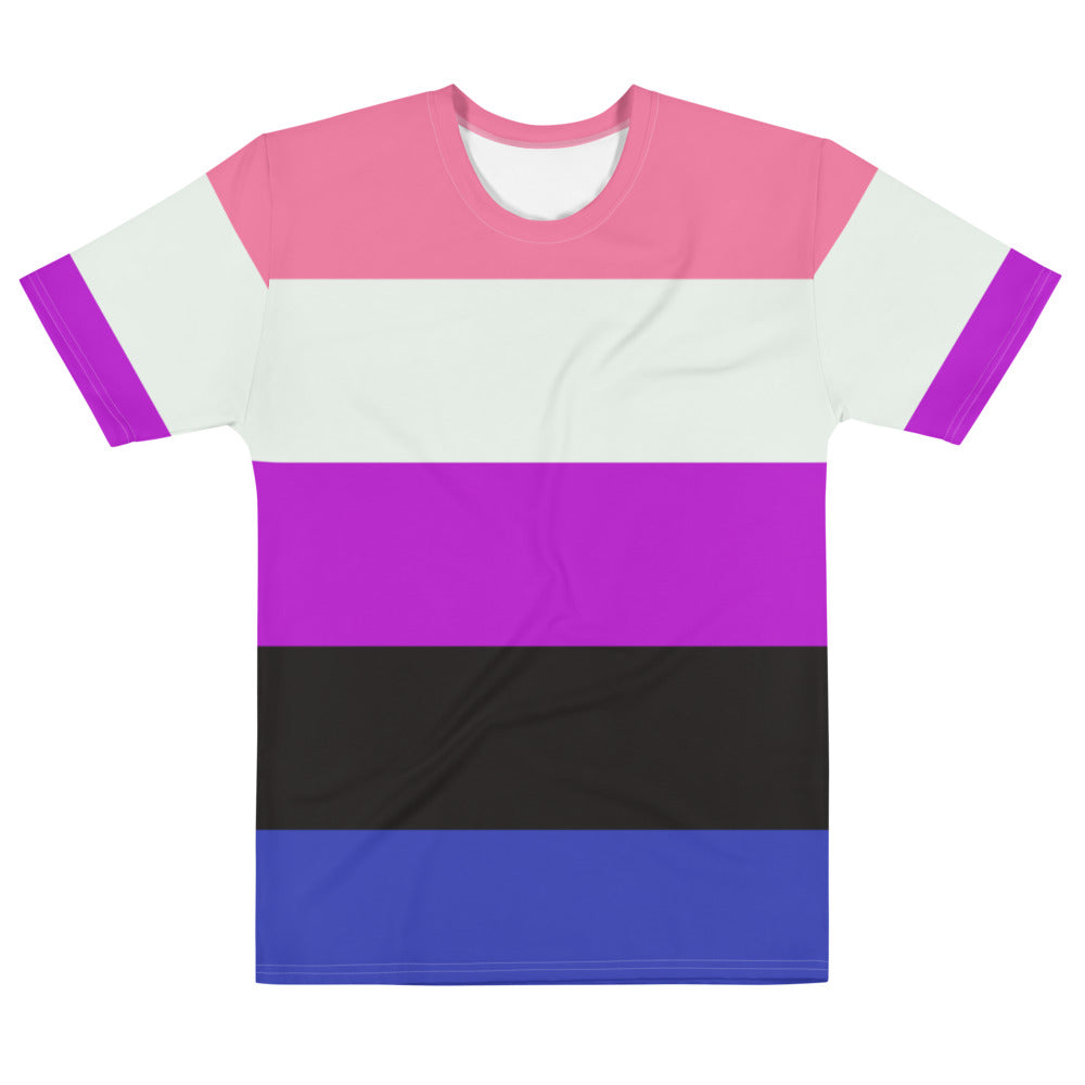 Gender Fluid Pride Flag T-shirt AOP T-shirts The Rainbow Stores