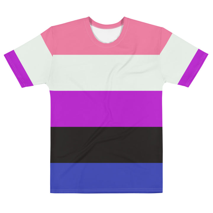 Gender Fluid Pride Flag T-shirt AOP T-shirts The Rainbow Stores