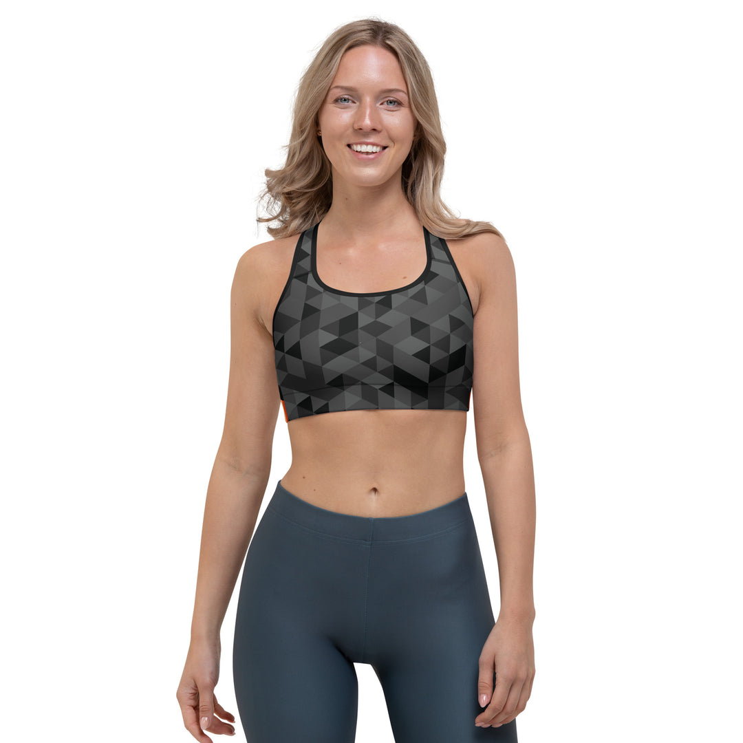 Lesbian Triangle Pattern Sports bra Sports Bras The Rainbow Stores