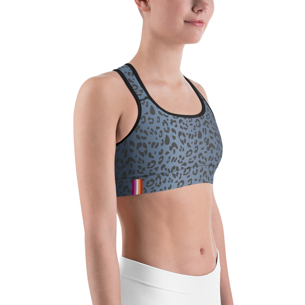 Cheetah print sports bra online