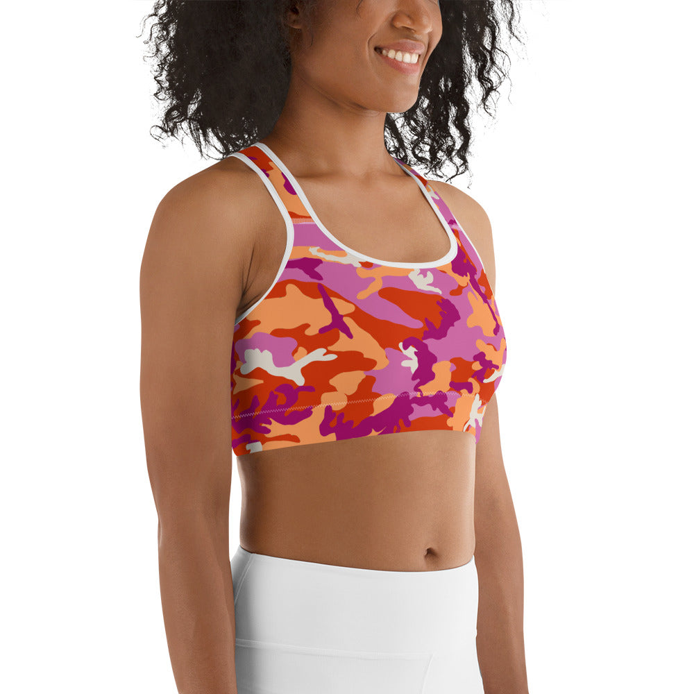 Lesbian Camo Sports Bra Sports Bras The Rainbow Stores