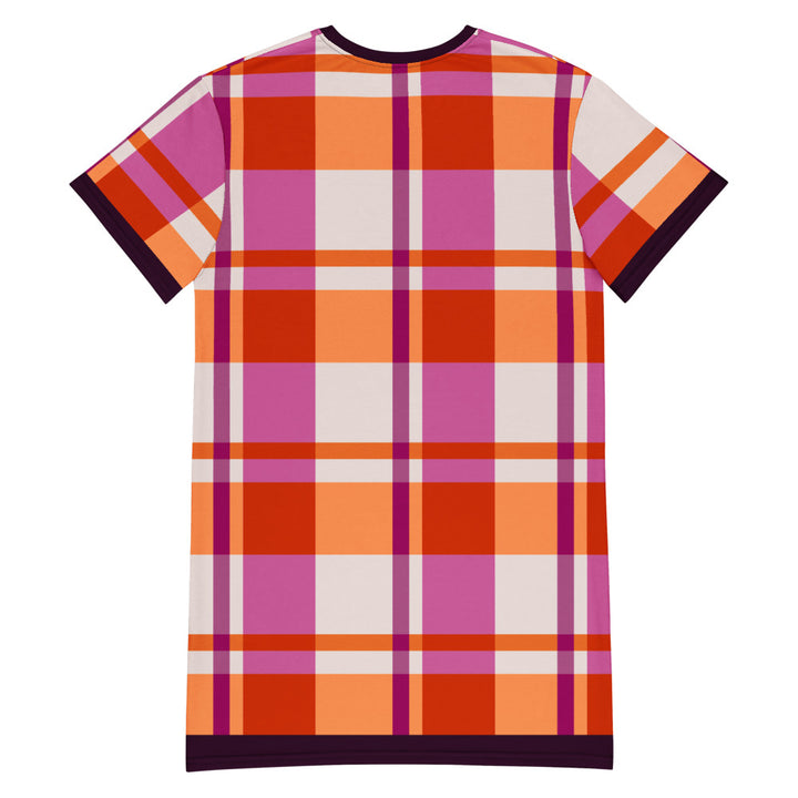 Lesbian Tartan T-shirt Dress Dresses The Rainbow Stores